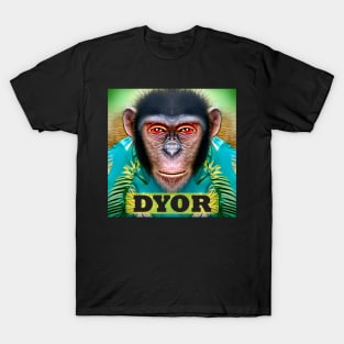 DYOR Bored NFT Community Ape Syndrome T-Shirt